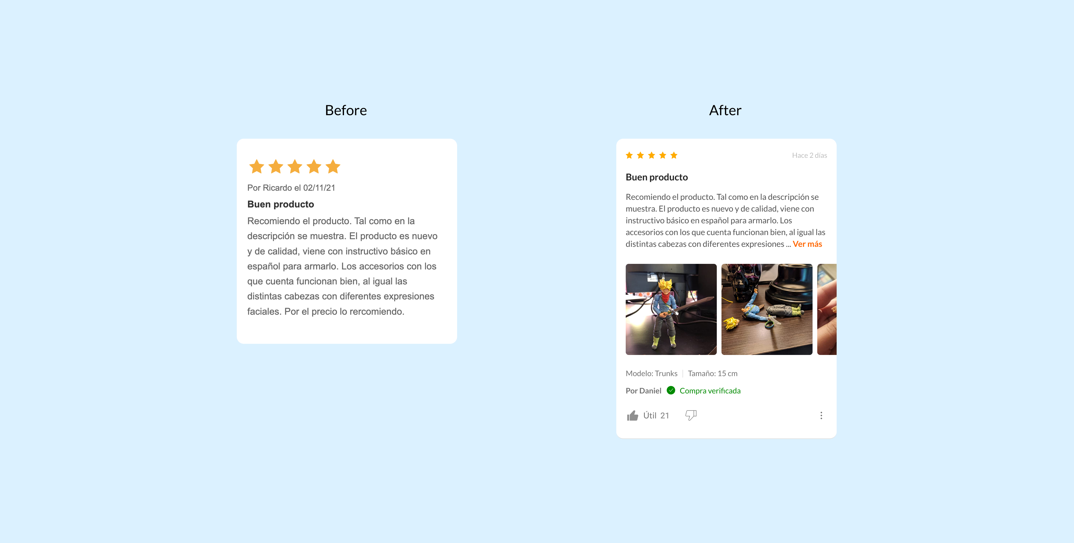 Original review section